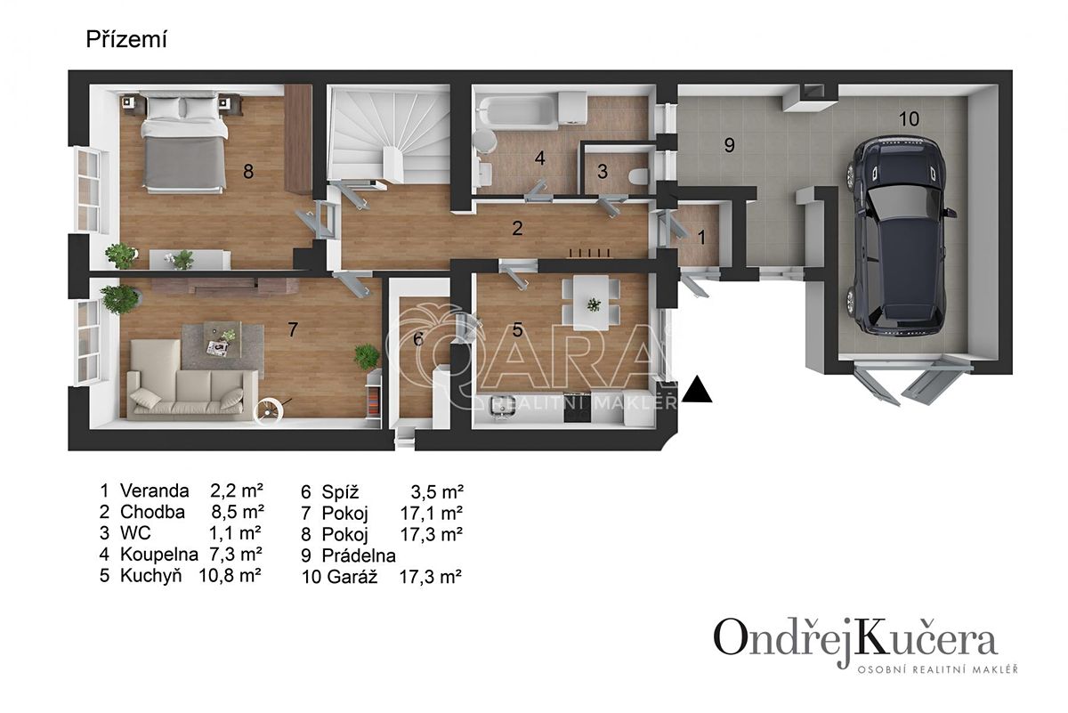 Prodej rodinného domu 120 m², pozemek 374 m² – fotografie 3