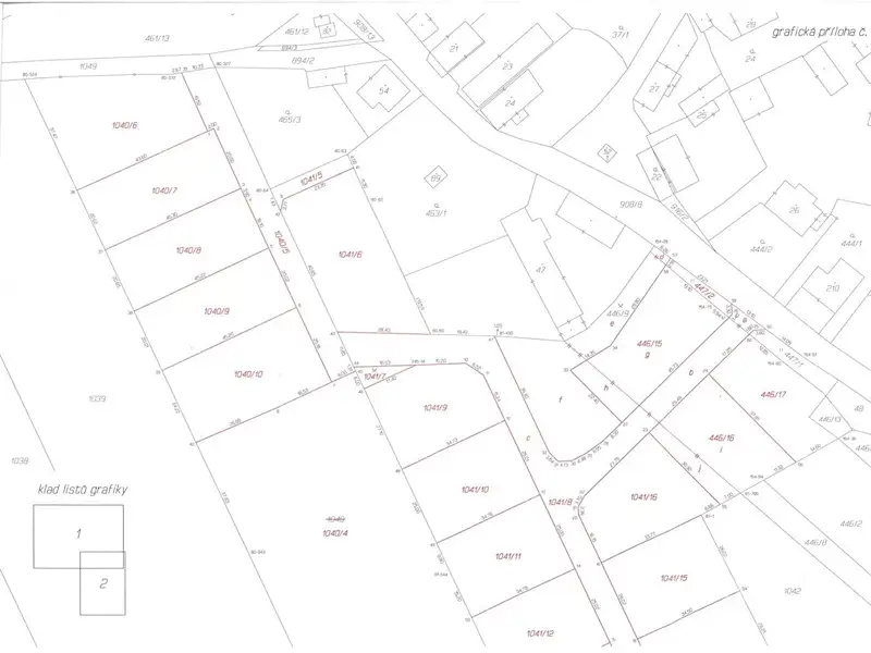 Prodej stavebního pozemku 842 m², Mokrouše – náhled fotky 3