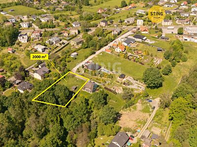 Prodej stavebního pozemku 2000 m²