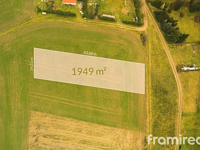 Prodej  stavebního pozemku 1 949 m²