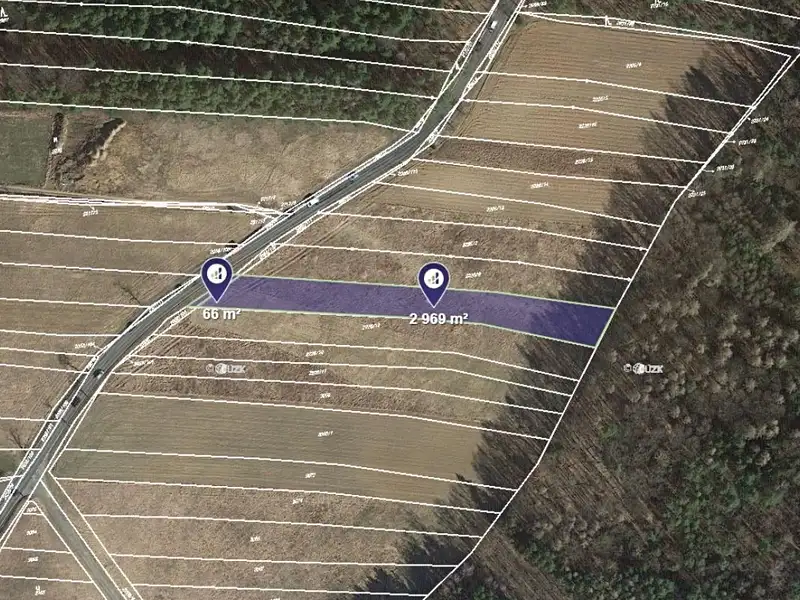 Prodej pole 3035 m², Lužná – náhled fotky 1