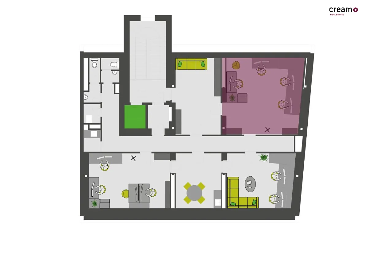Pronájem kanceláře 34 m² - Widok 4