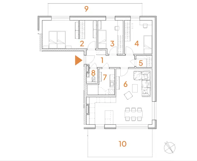 Prodej bytu 4+kk 91 m², Humpolec – náhled fotky 3