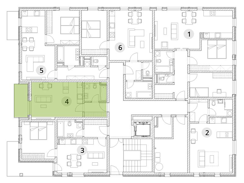 Prodej bytu 1+kk 30 m² – fotografie 3