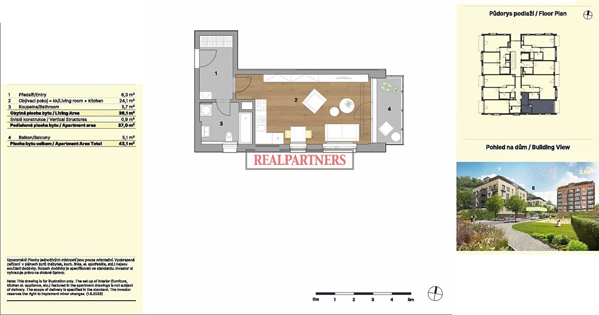 Prodej bytu 1+kk 37 m² – fotografie 2