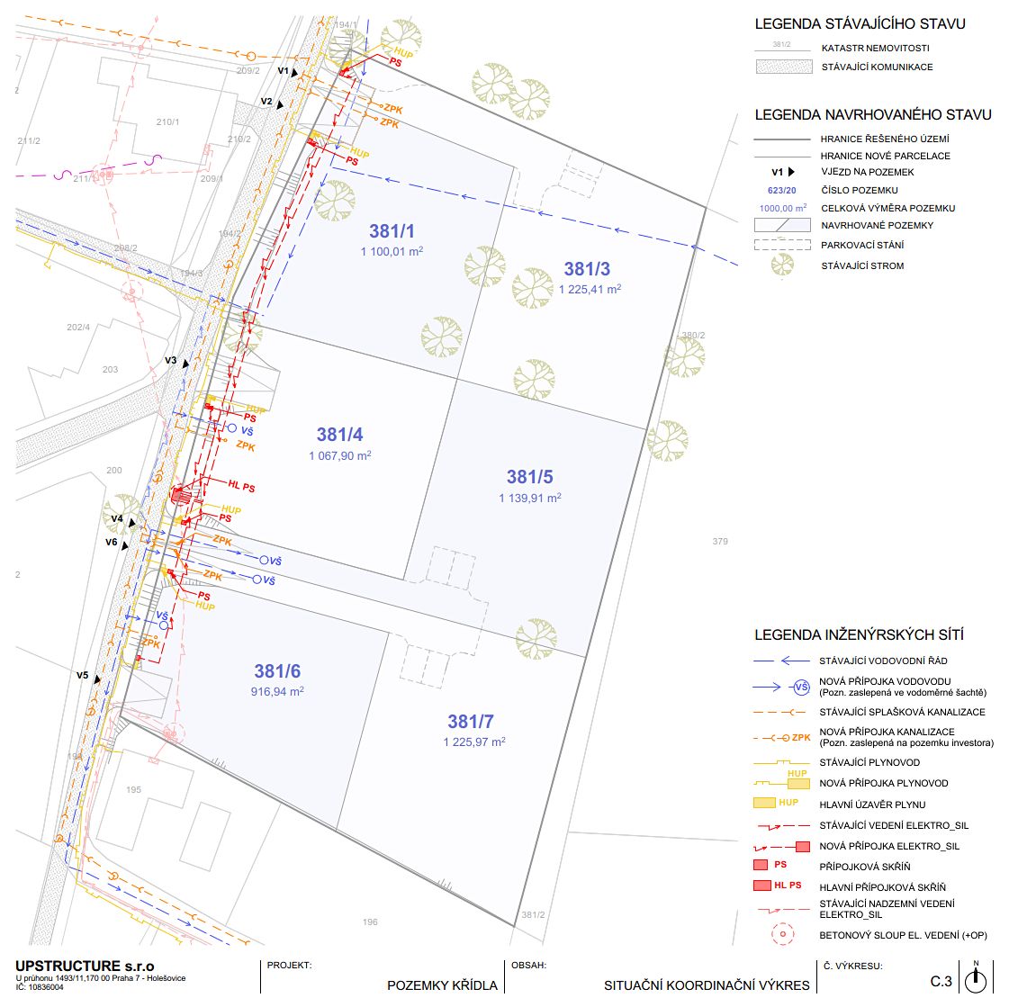 Prodej stavebního pozemku 1226 m² – fotografie 3