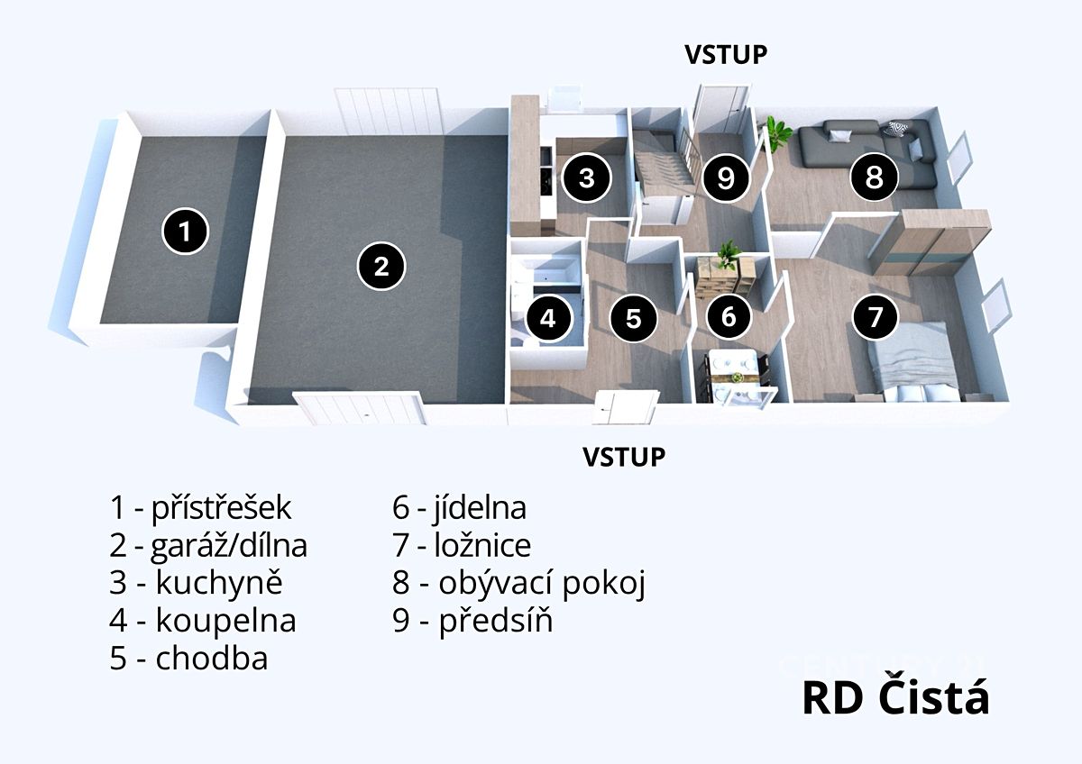 Prodej rodinného domu 117 m², pozemek 993 m² – fotografie 3