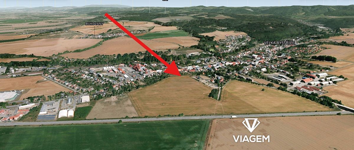 Prodej stavebního pozemku 1055 m²