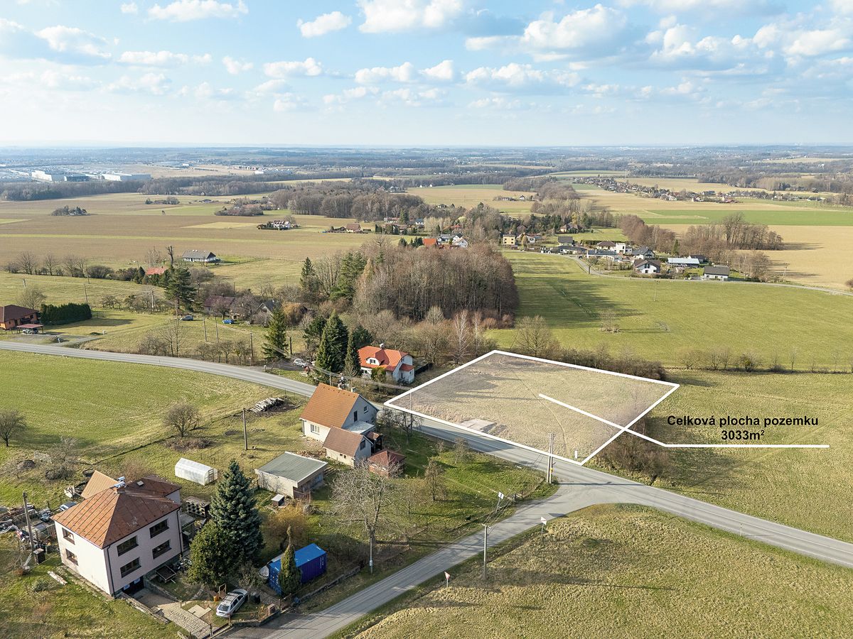 Prodej stavebního pozemku 3033 m²