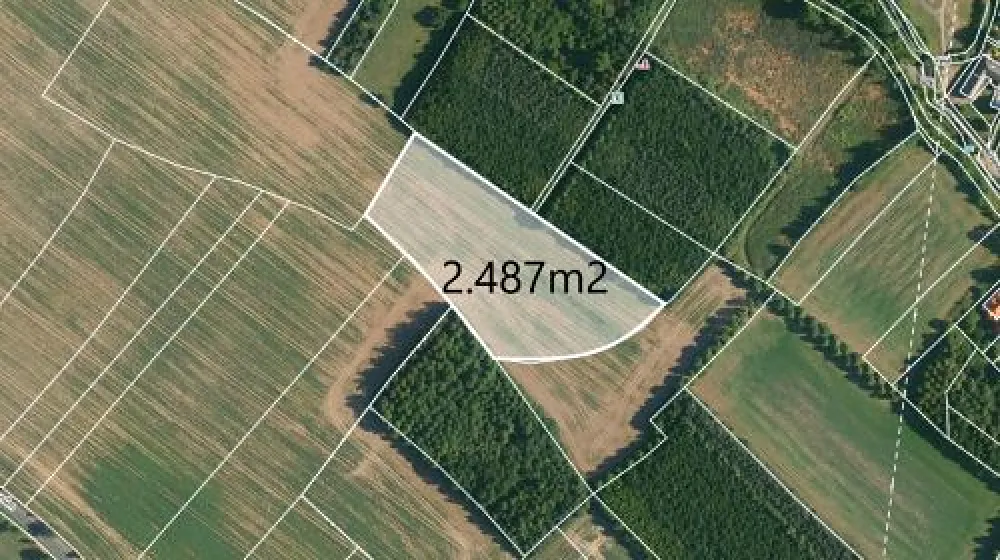 Prodej podílu 1/4 pole 2486 m²