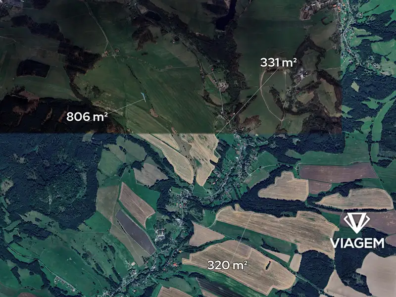 Prodej pole 1457 m², Cvikov – náhled fotky 2