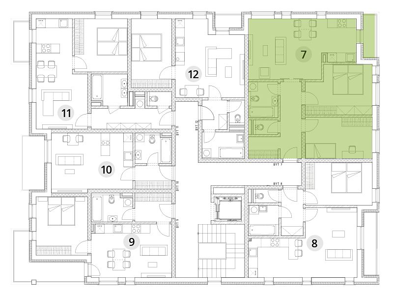 Prodej bytu 3+kk 69 m² – fotografie 3
