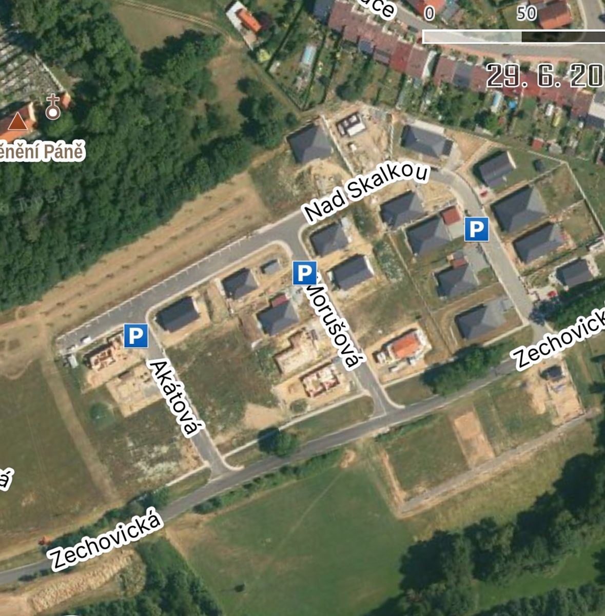 Prodej stavebního pozemku 820 m², Volyně – fotka 1 z 3
