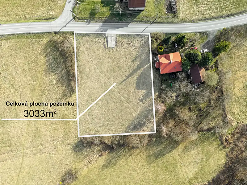 Prodej stavebního pozemku 3033 m², Vyšní Lhoty – náhled fotky 3