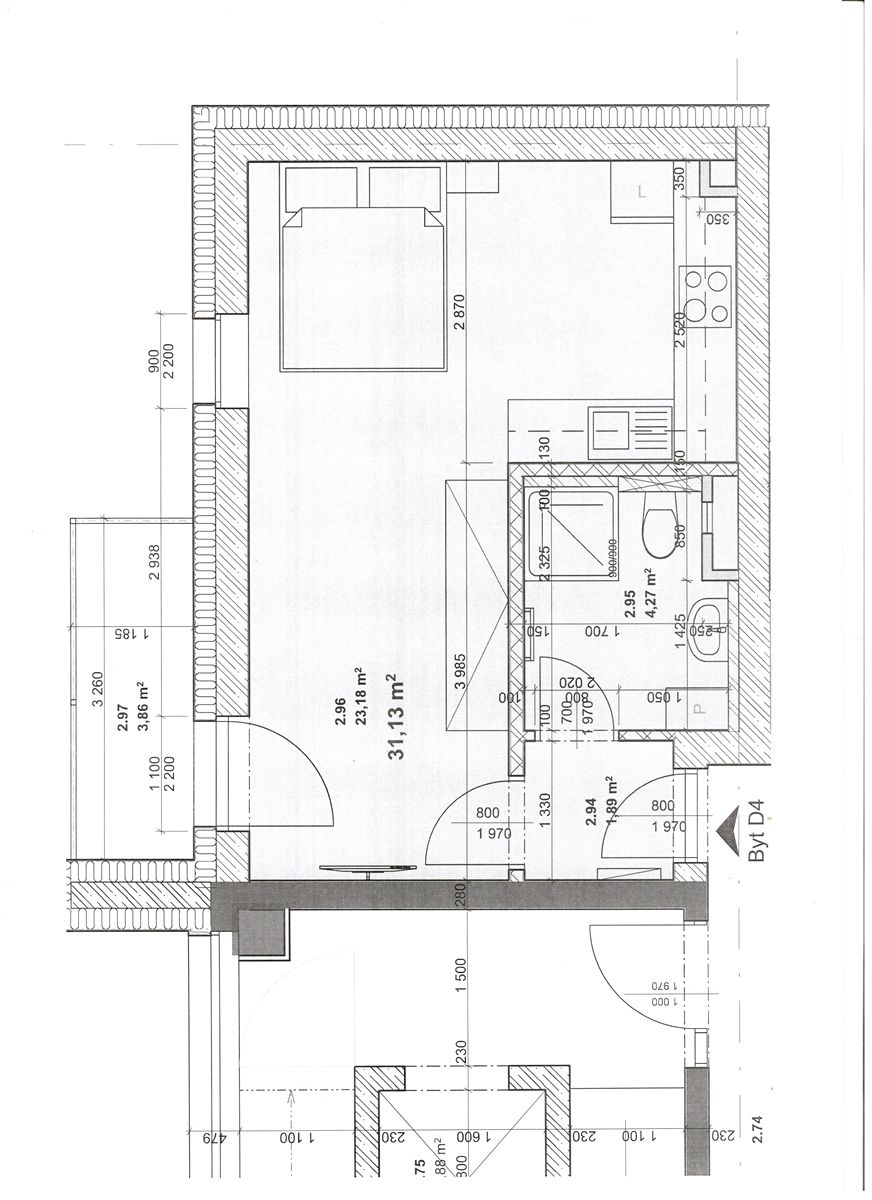 Prodej bytu 1+kk 36 m² – fotografie 2