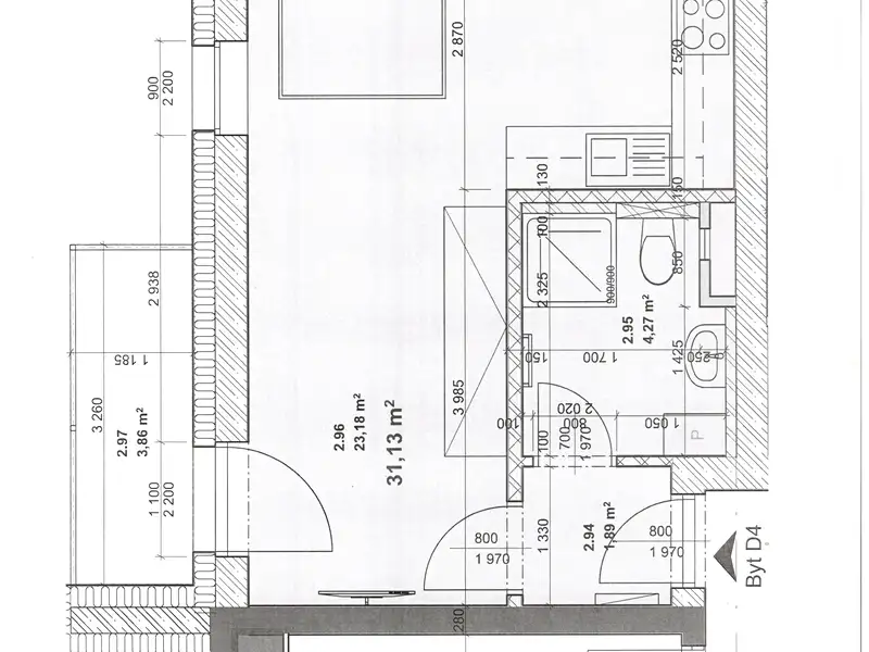Prodej bytu 1+kk 36 m², Plzeň – náhled fotky 2