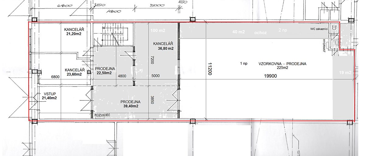 Pronájem výrobní haly, prostoru 548 m² – fotografie 3