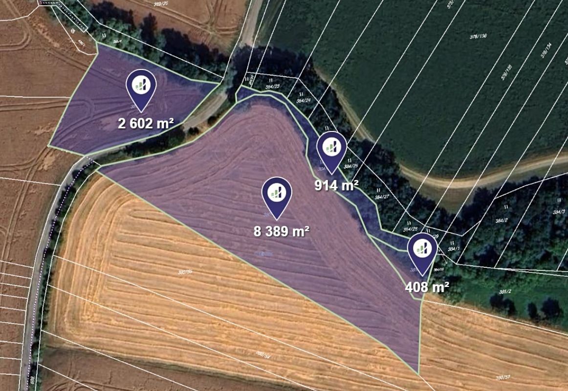 Prodej pole 12313 m²