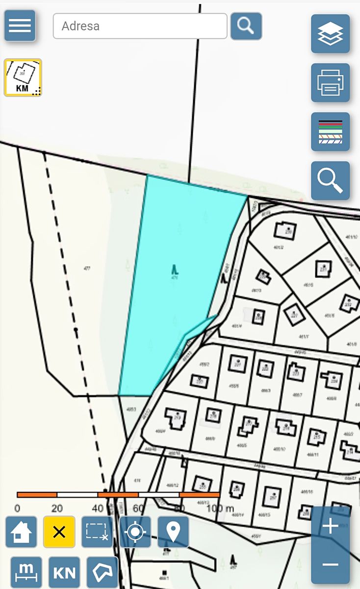 Prodej lesa 4043 m², Čím – fotka 1 z 3