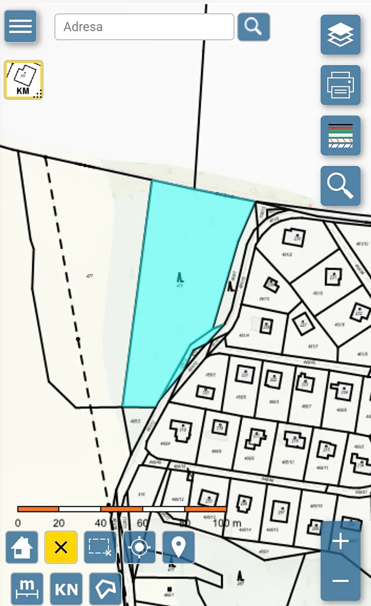 Prodej lesa 4043 m²