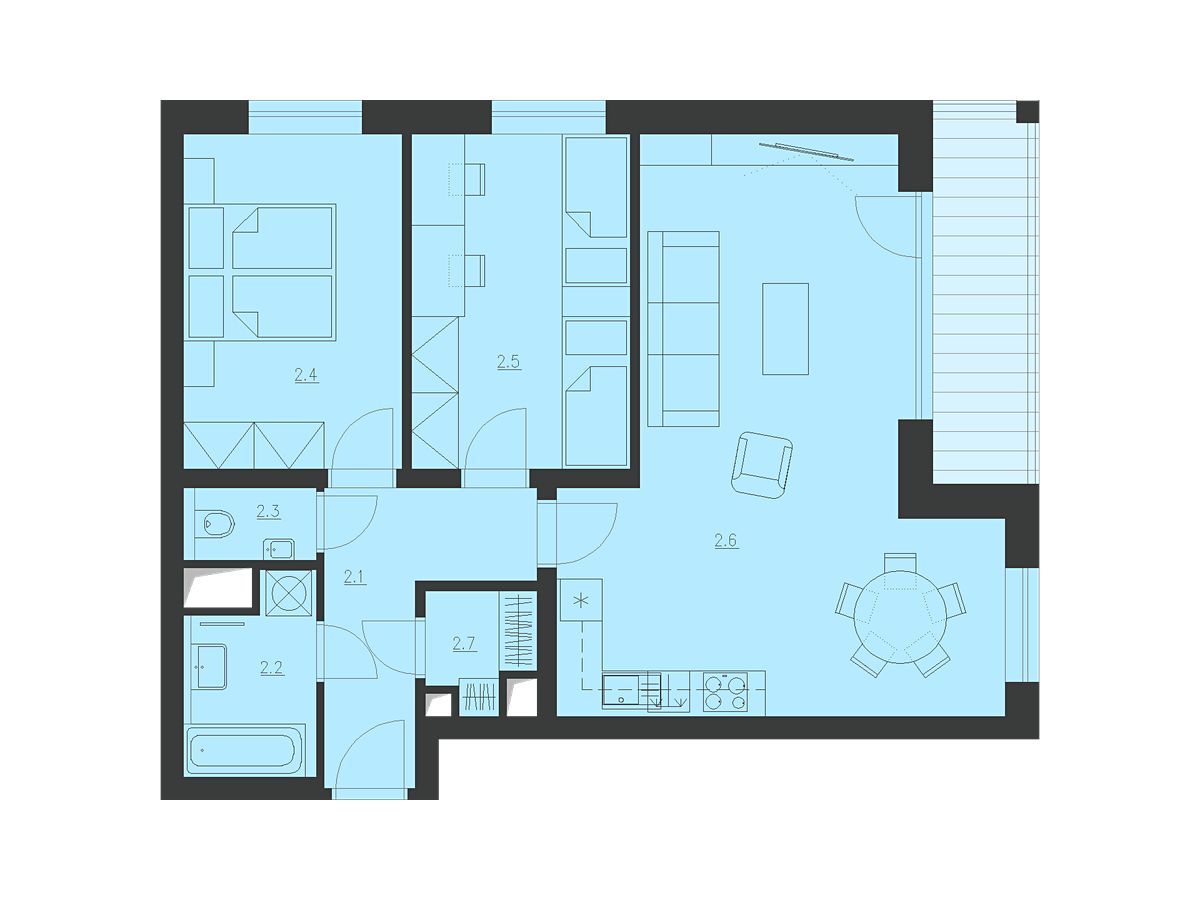 Prodej bytu 3+kk 75 m² – fotografie 3