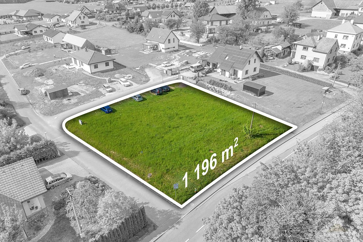 Prodej stavebního pozemku 1196 m² – fotografie 2