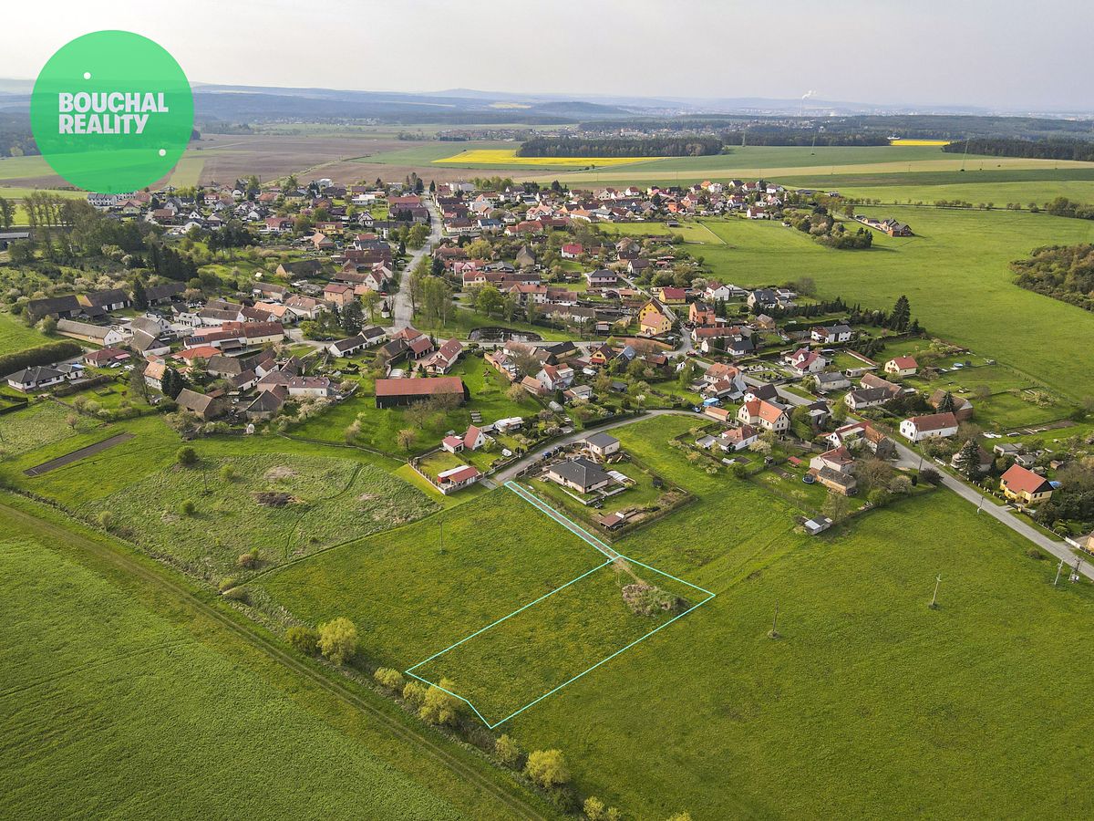 Prodej stavebního pozemku 2215 m², Česká Bříza – fotka 1 z 3