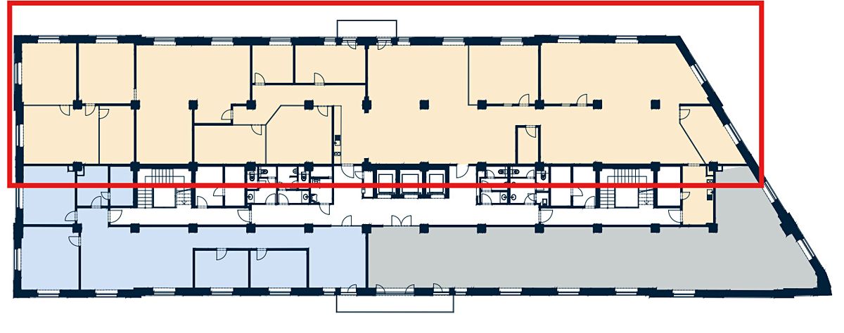 Pronájem kanceláře 653 m² – fotografie 3