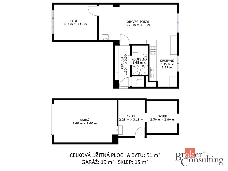 Wohnung 2+kk zum Kauf, 51 m² (13 von 13)