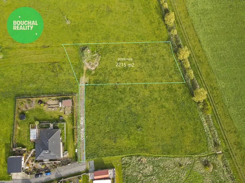 Prodej stavebního pozemku 2215 m², Česká Bříza – náhled fotky 2