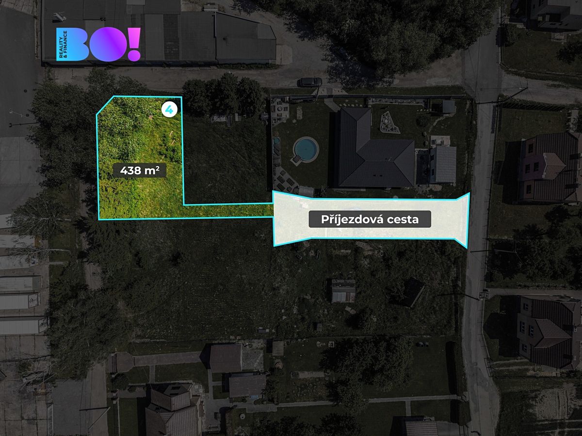 Prodej stavebního pozemku 633 m² – fotografie 3