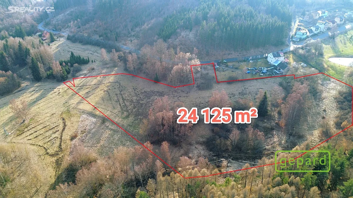 Prodej stavebního pozemku 24125 m² – pohled 2
