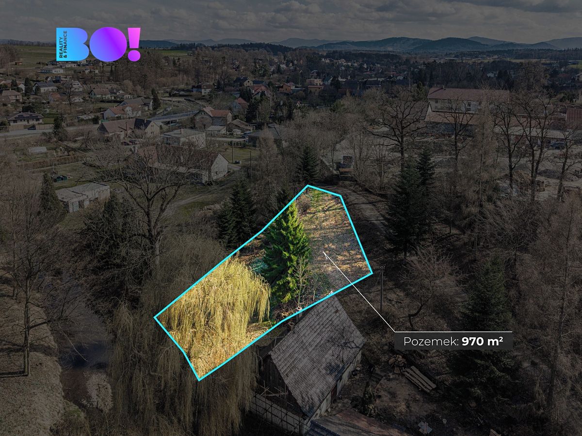 Prodej stavebního pozemku 970 m² – fotografie 3
