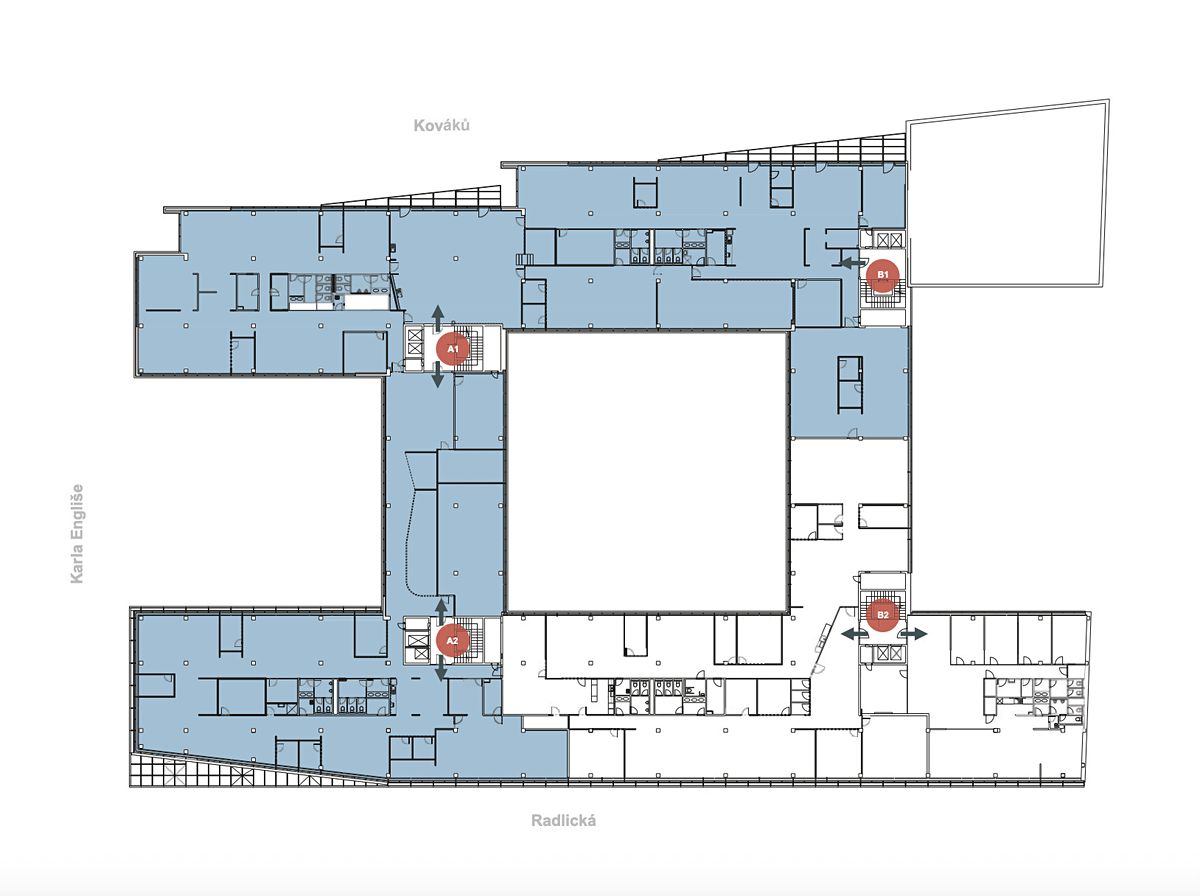 Pronájem kanceláře 2344 m² – fotografie 3