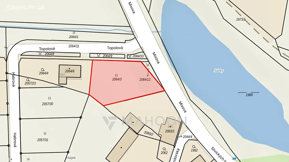 Prodej stavebního pozemku 1131 m² - Widok 4