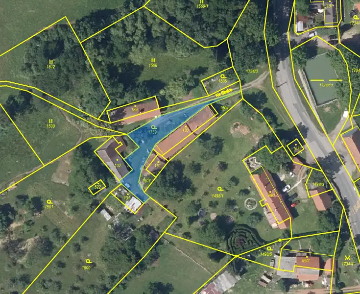 Dražba zahrady 111 m², Ondřejov – náhled fotky 2
