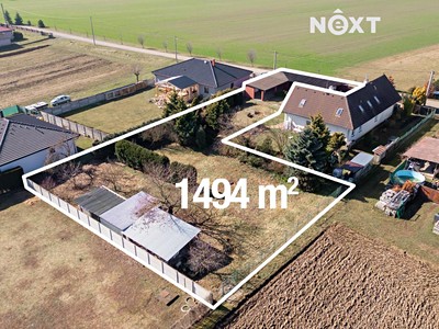 Prodej  stavebního pozemku 1 494 m²