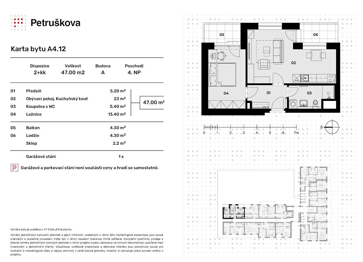 Prodej bytu 2+kk 53 m² – fotografie 2