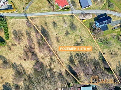 Prodej  stavebního pozemku 5 478 m²