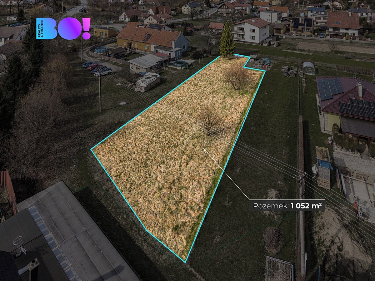 Prodej stavebního pozemku 1052 m²
