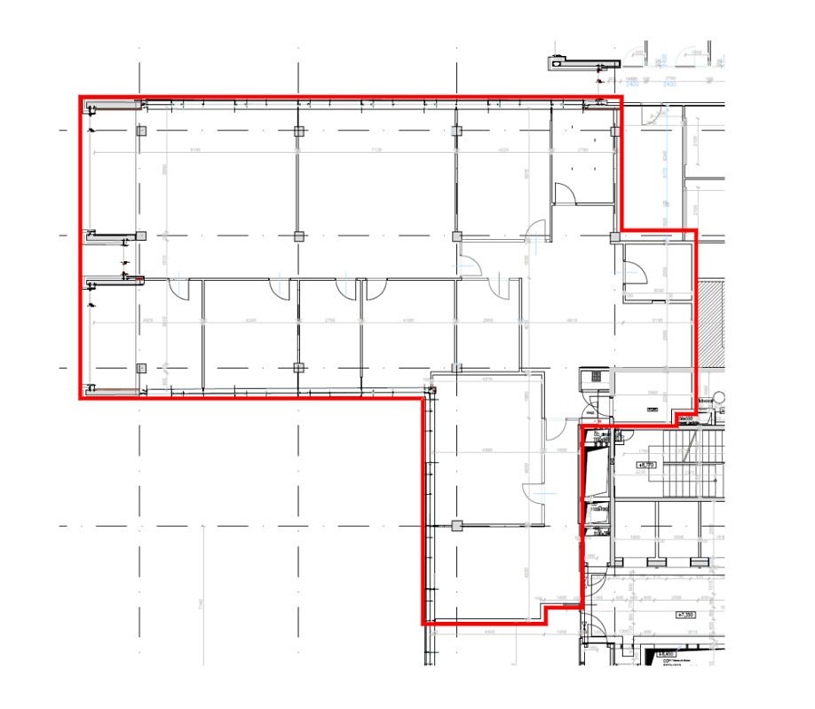 Pronájem kanceláře 458 m² – fotografie 3