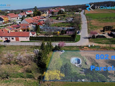 Prodej  stavebního pozemku 802 m²
