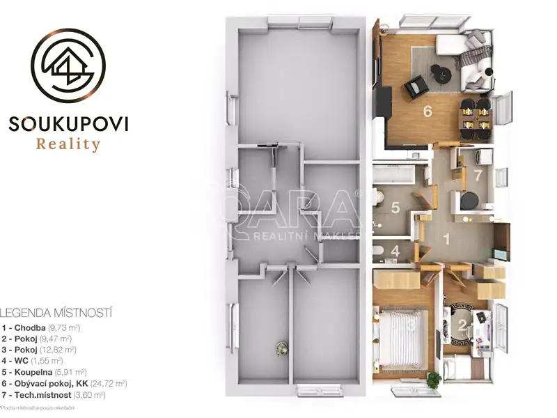 Prodej rodinného domu 68 m², pozemek 566 m², Olešná – náhled fotky 3