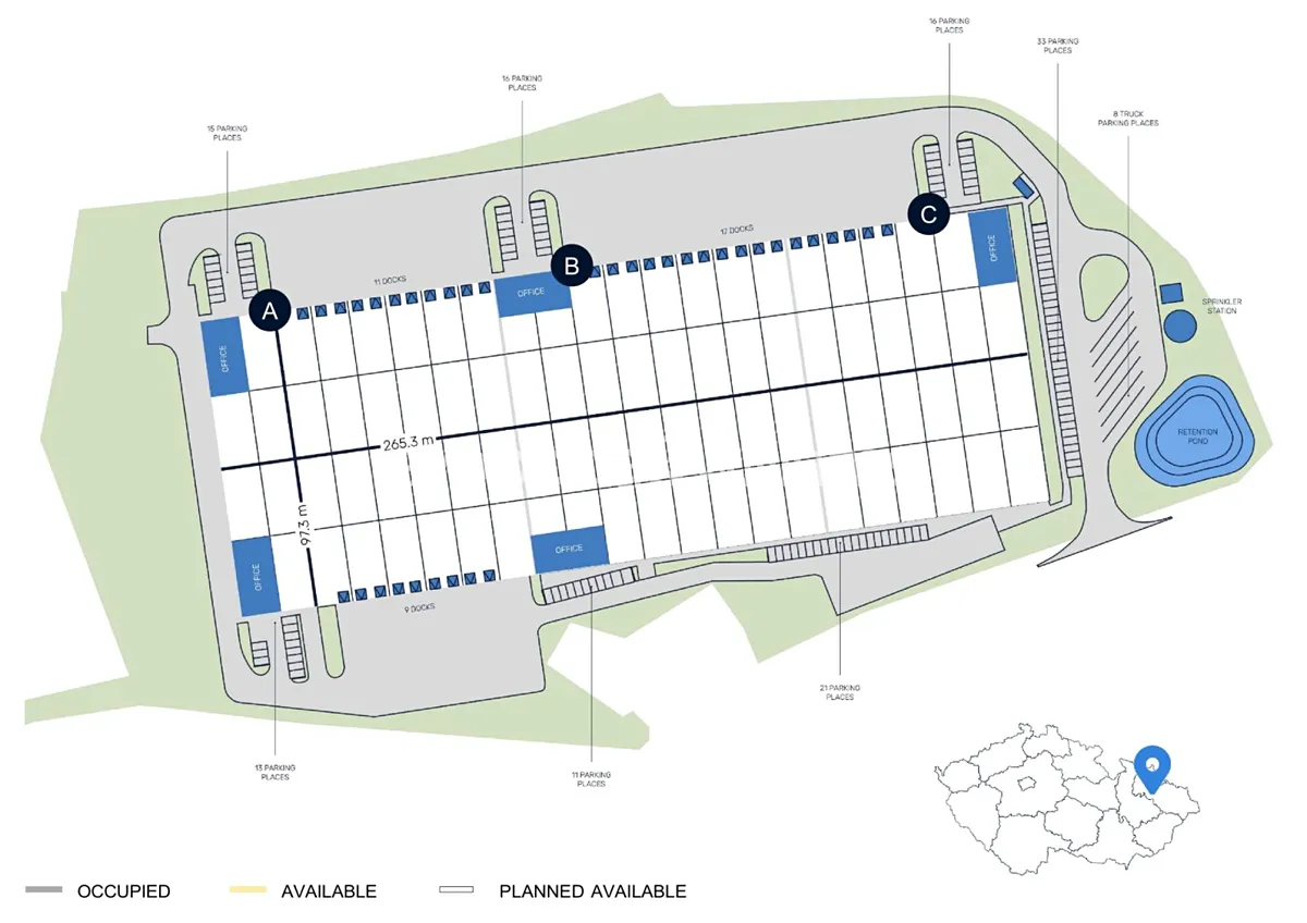 Pronájem skladového prostoru 7064 m² – pohled 5