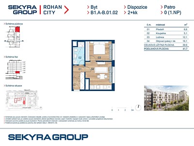 Квартира 2+kk на продаж, 40 м² (2 з 5)