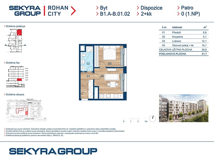 Квартира 2+kk на продаж, 40 м² (2 з 5)