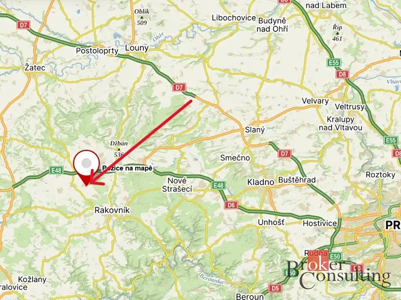 Prodej stavebního pozemku 1399 m², Chrášťany – náhled fotky 2
