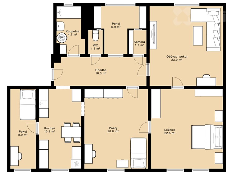 Квартира 4+1 на продаж, 112 м² (23 з 32)