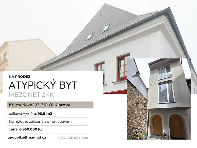 Prodej bytu 2+kk 91 m², Klatovy – náhled fotky 1