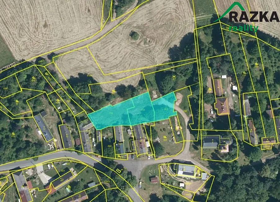 Prodej stavebního pozemku 1826 m²